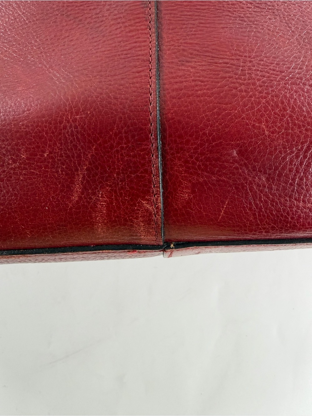 Wilsons Leather Burgundy Laptop Tote Business Briefcase Organizer Quiet Luxury - Picture 16 of 16